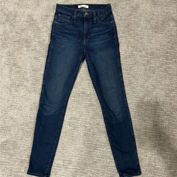 Madewell 10" High-Rise Skinny Jeans in Hayes Wash, size 25 - Picture 4 of 4